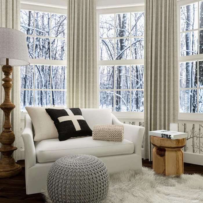 Wohnzimmer Ideen für eine gemütliche Atmosphäre im Winter